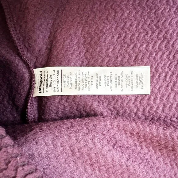 NWT Patagonia Mens R1 Air Zip Neck 2XL Fleece Pullover Obsidian Plum Lightweight
